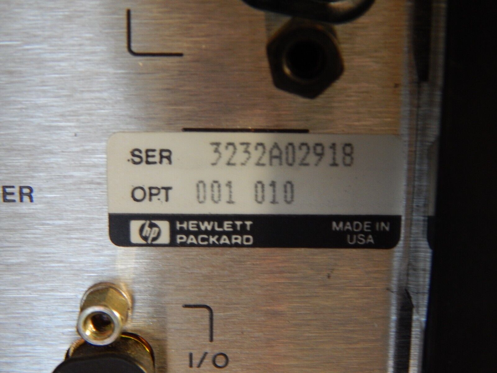 Agilent/Keysight 8722C w/001, 010 s/n 3232A02918 Network Analyzer, 50Mhz-40GHz Agilent/Keysight 8722C w/001, 010 s/n 3232A02918 Network Analyzer, 50Mhz-40GHz